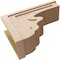Ekena Millwork 12"W x 36"D x 24"H Classic Highland Rough Cedar Woodgrain TimberThane Corbel, Primed Tan CORUR12X36X24HLDRCPR - alternate 6